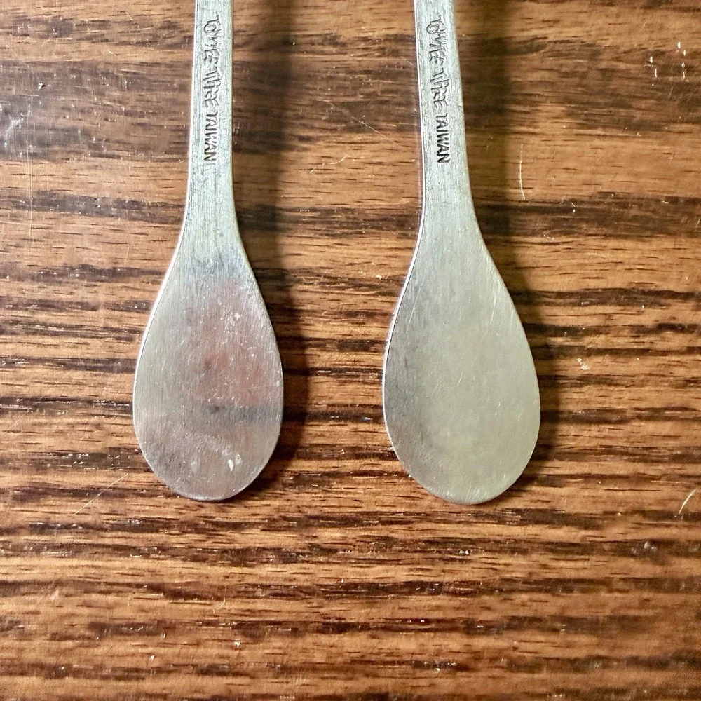 Vintage 1980s Tommee Tippee Disney Winnie The Pooh Bear Spoon & Fork Set Kid